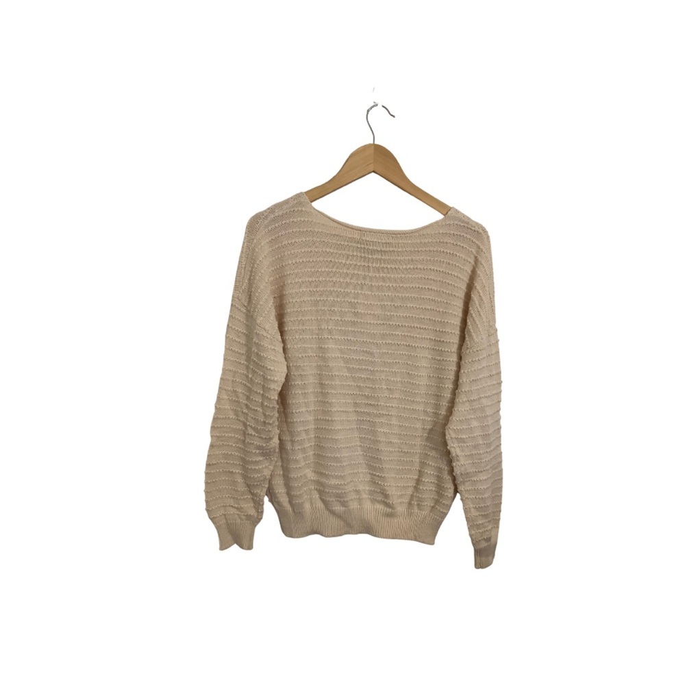 Women's Cream Sweatshirt - Picture 2 of 3